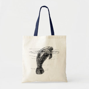 Manatee tote bag