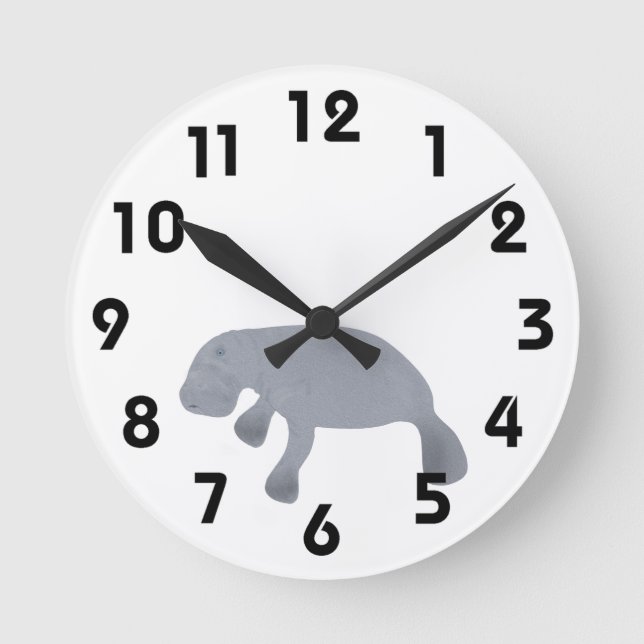 Manatee Wall Clock (Front)