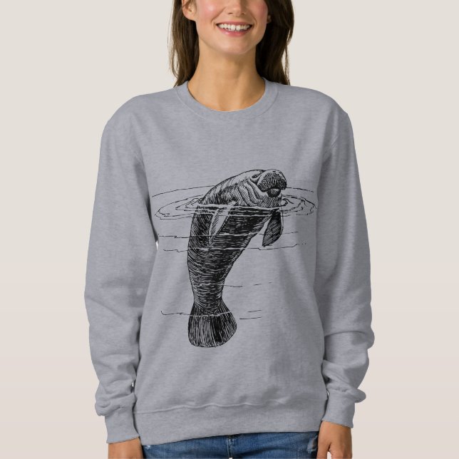 Manatee woman's sweatshirts (Front)