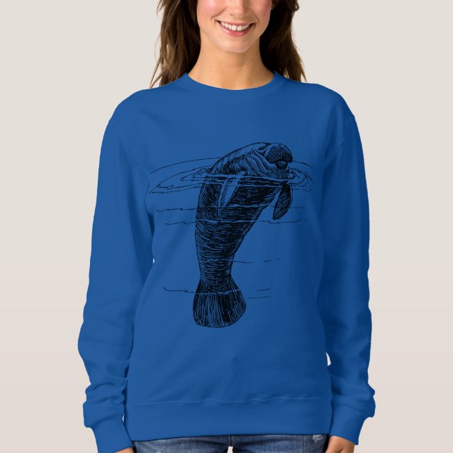 Manatee woman's sweatshirts (Front)