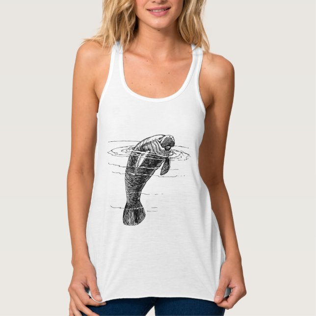 Manatee womens  shirt (Front)