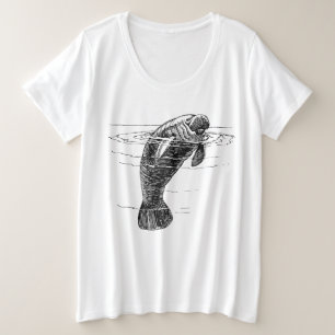 Manatee womens  shirt