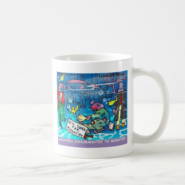 Manatees Inhumanatee Funny Tees Mugs Cards Etc (Right)