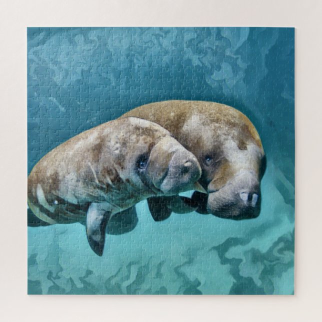Manatees Jigsaw Puzzle (Vertical)