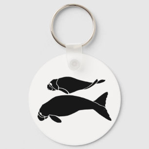 Manatees Key Ring