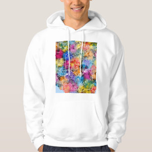Manaus Brazil City Map Hoodie