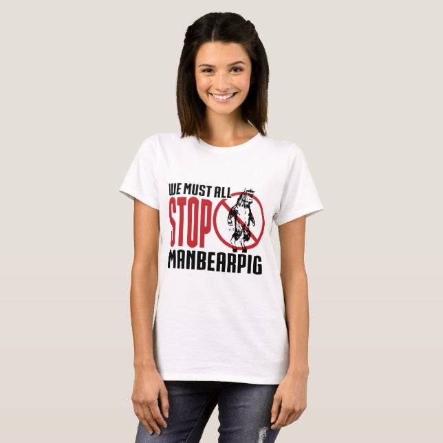 ManBearPig Men_s south fun comedy park legend man T-Shirt (Front Full)