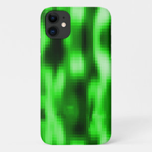 Manchado verde e preto estilo pastilhas de vidro Case-Mate iPhone case