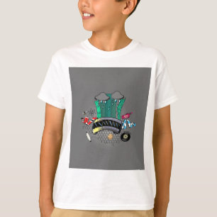 Manchester and Greater Manchester with bee & tram T-Shirt