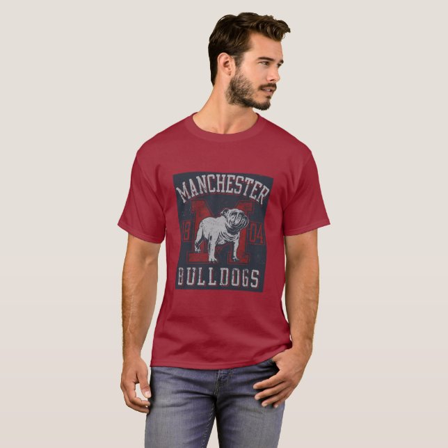 Manchester Bulldogs | American Football T-Shirt (Front Full)