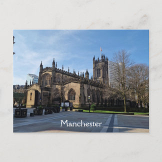 Manchester Cathedral Gardens Postcard