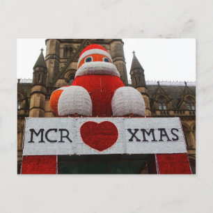 Manchester Christmas Holiday Postcard