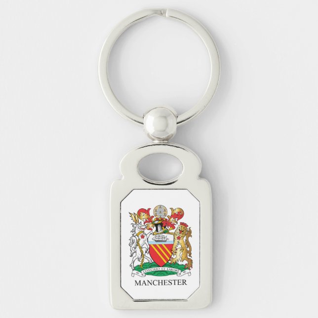 Manchester coat of arms key ring (Front)