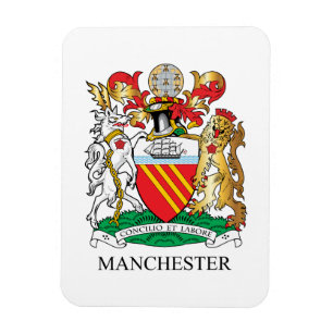Manchester coat of arms magnet