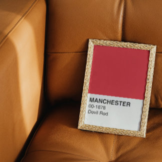 Manchester Devil Red - Full Width Poster