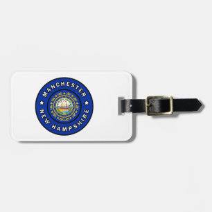 Manchester New Hampshire Luggage Tag