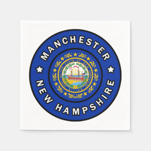 Manchester New Hampshire Napkin