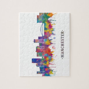 Manchester New Hampshire Skyline Jigsaw Puzzle