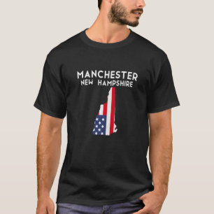 Manchester New Hampshire USA State America Travel  T-Shirt