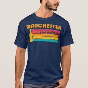 Manchester New Hampshire Vintage Distressed Souven T-Shirt
