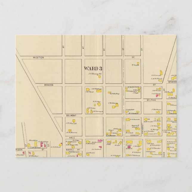 Manchester, NH, Ward 24 Postcard (Front)