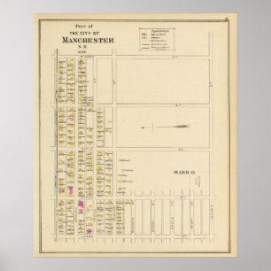 Manchester, NH, Ward 6 Poster