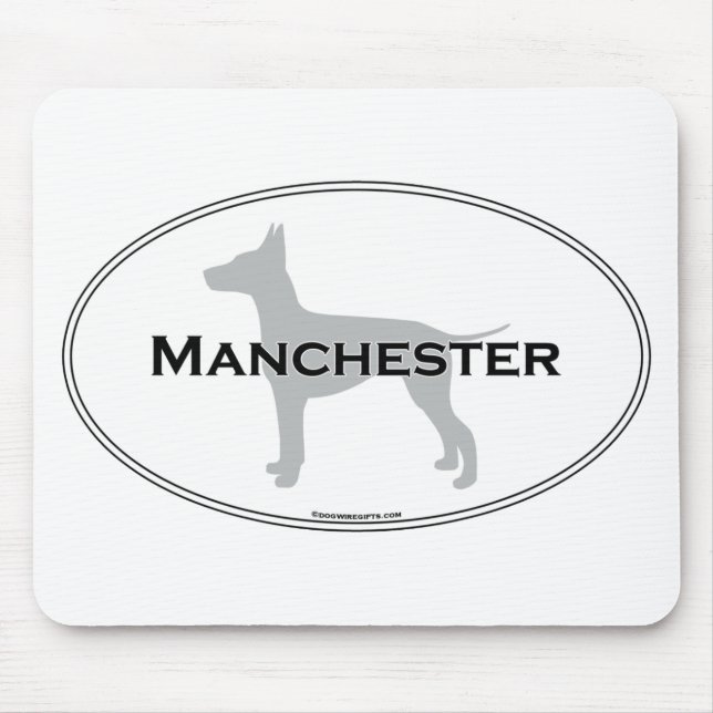 Manchester Oval Mouse Pad (Front)