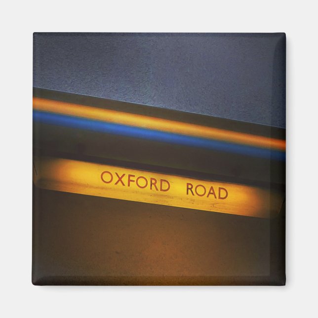 Manchester Oxford Road Magnet (Front)