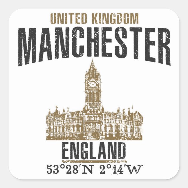 Manchester Square Sticker (Front)