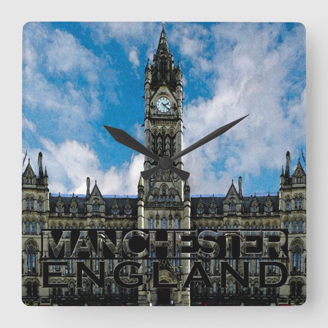 Manchester Square Wall Clock (Front)