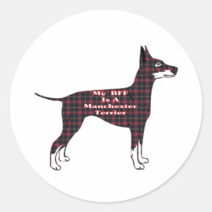 Manchester Terrier BFF Sticker