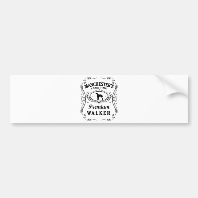 Manchester Terrier Bumper Sticker (Front)