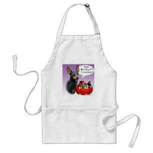 Manchester Terrier Halloween Candy Standard Apron