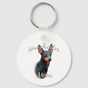 Manchester Terrier Mum 2 Key Ring