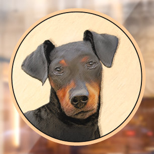 Manchester Terrier Painting Original Animal Art