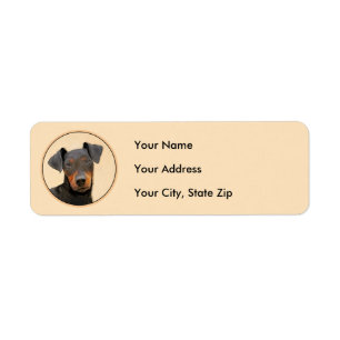 Manchester Terrier Painting Original Animal Art
