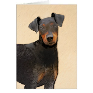 Manchester Terrier Painting Original Animal Art