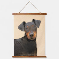 Manchester Terrier Painting Original Animal Art