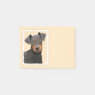 Manchester Terrier Painting Original Animal Art Post-it Notes