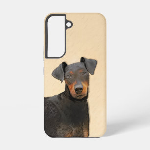 Manchester Terrier Painting Original Animal Art Samsung Galaxy Case