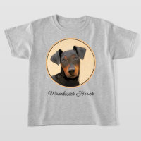 Manchester Terrier Painting Original Animal Art