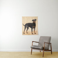 Manchester Terrier Painting Original Animal Art