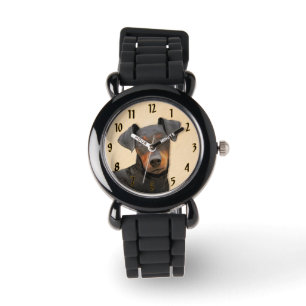 Manchester Terrier Painting Original Animal Art Watch