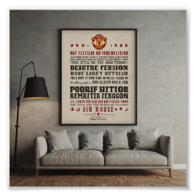 Manchester United Photo Print (Front)