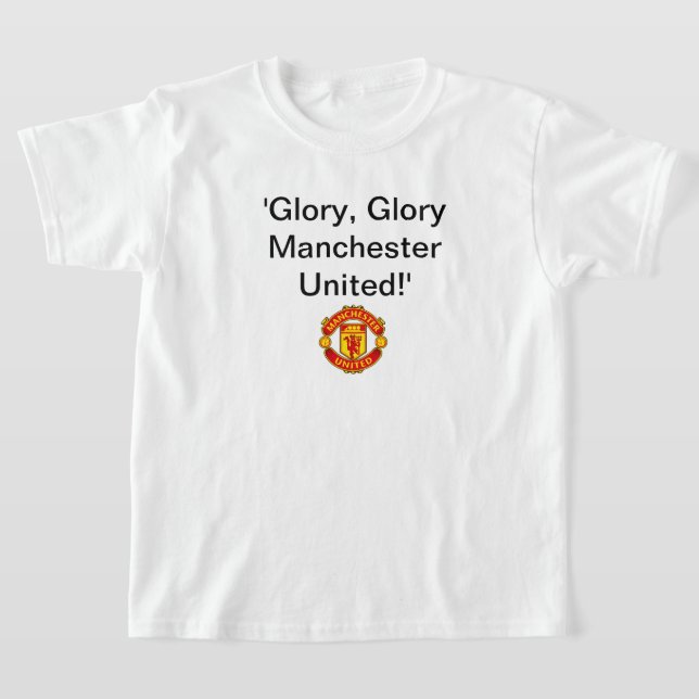 Manchester United t-shirt (Laydown)