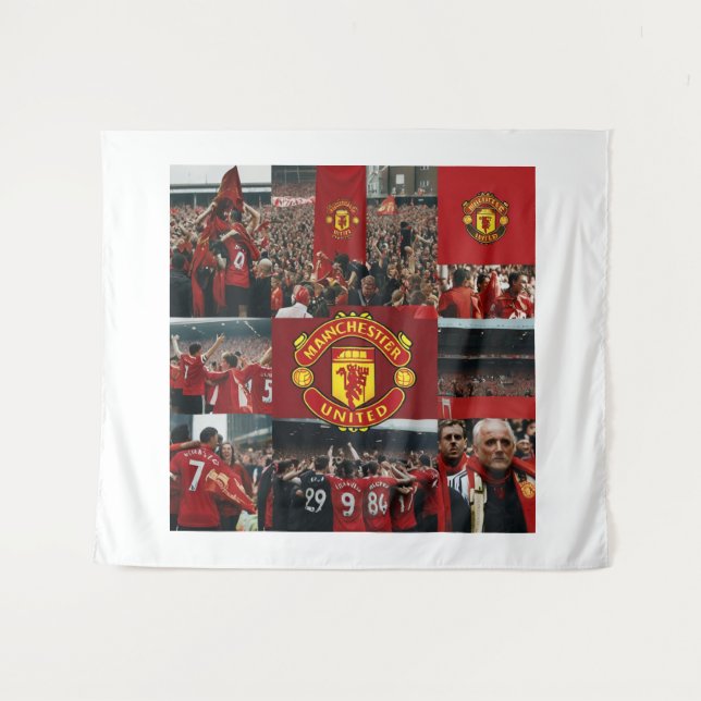Manchester United Tapestry (Front (Horizontal))