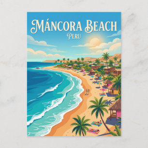 Máncora, Piura Peru Postcard
