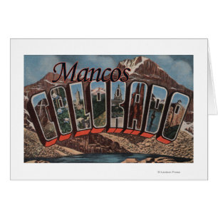 Mancos, Colorado - Large Letter Scenes
