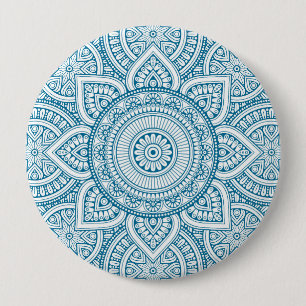 Mandala 10 Cm Round Badge