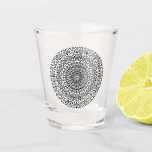 Mandala #2 -  shot glass